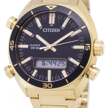Montre Citizen Quartz JM5462-56E numérique analogique pour hommes