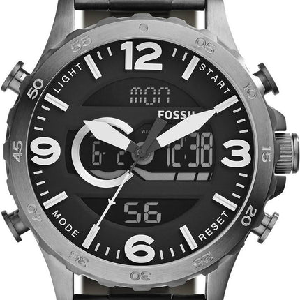 Fossiles montre Quartz Digital Analog Nate JR1491 masculin