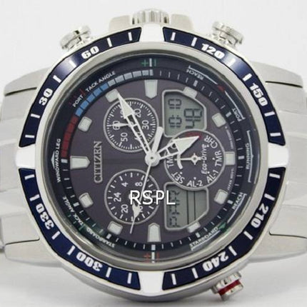 Sailhawk Citizen Eco-Drive chronographe analogique numérique JR4051 - 54L montre homme