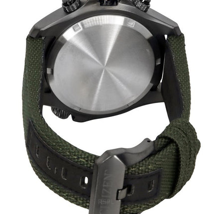 Montre homme Citizen Promaster Land 35e anniversaire chronographe cadran vert Eco-Drive JV1005-02W 200M