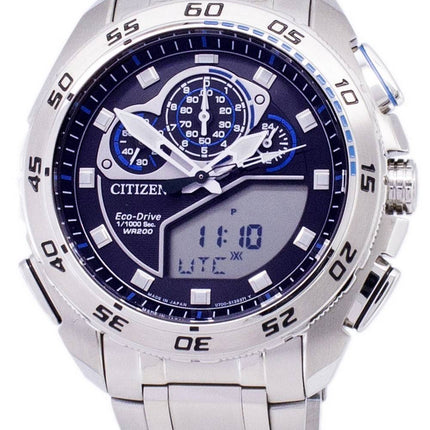 Citizen Promaster Eco-Drive Chronograph 200M Japon faite JW0121-51E montre homme