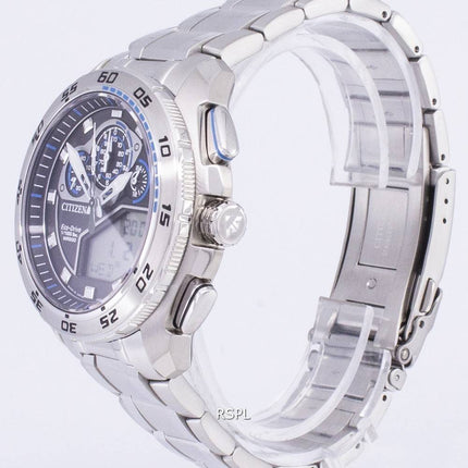 Citizen Promaster Eco-Drive Chronograph 200M Japon faite JW0121-51E montre homme