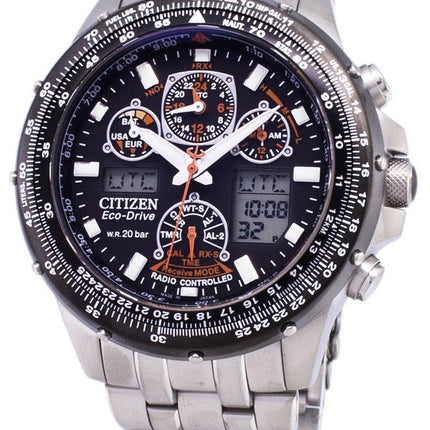 Citizen Promaster Eco-Drive Power Reserve Radio commandé 200M JY0030-52E montre homme