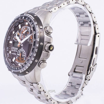 Citizen Promaster Eco-Drive Power Reserve Radio commandé 200M JY0030-52E montre homme