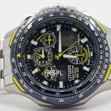 Citizen Skyhawk Eco Drive titane radiocommandés JY0050 - 55 L JY0050 Promaster montre homme