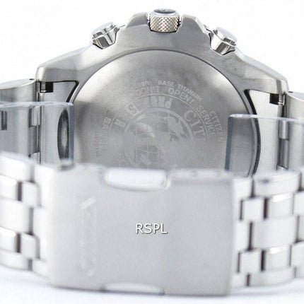 Citizen Promaster Titanium Skyhawk Eco-Drive Radio Controlled monde temps JY0080-62E montre homme