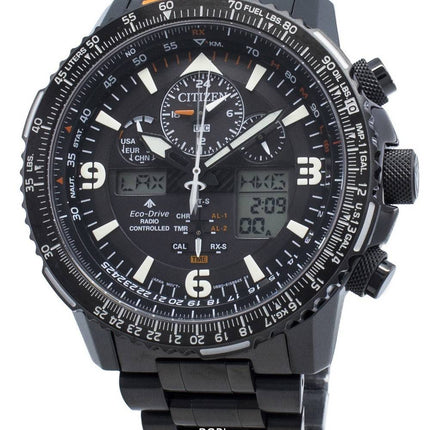 Citizen Promaster JY8085-81E Montre pour homme, contrôlée par radio, analogique analogique numérique 200M