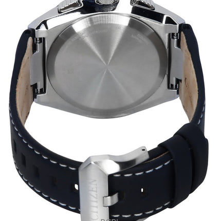 Montre de plongée Citizen Promaster Skyhawk AT pour homme, bracelet en cuir, cadran noir, Eco-Drive JY8149-05E, 200 m