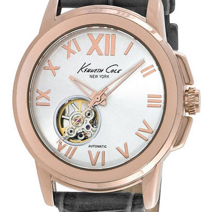 Kenneth Cole Open Heart Cadran ArgentÃ© Automatique KC10020860 Montre Homme