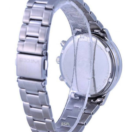Montre pour femme Citizen Wicca chronographe en acier inoxydable cadran noir solaire KF5-012-53.G