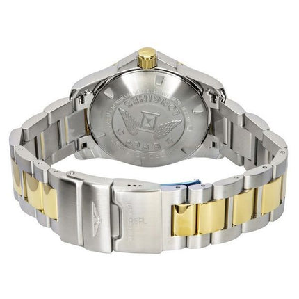 Montre de plongée automatique L3.742.3.96.7 300M pour homme Longines HydroConquest en acier inoxydable bicolore avec cadran bleu