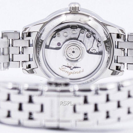 Longines Flagship automatique Diamond cadran blanc L4.274.4.27.6 Women Watch