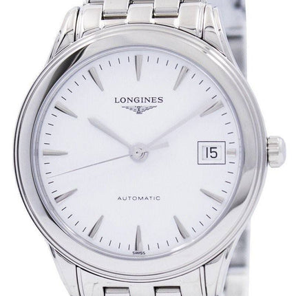 Longines Flagship automatique cadran blanc L4.774.4.12.6 montre homme