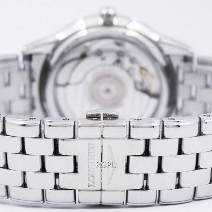 Longines Flagship automatique cadran blanc L4.774.4.12.6 montre homme