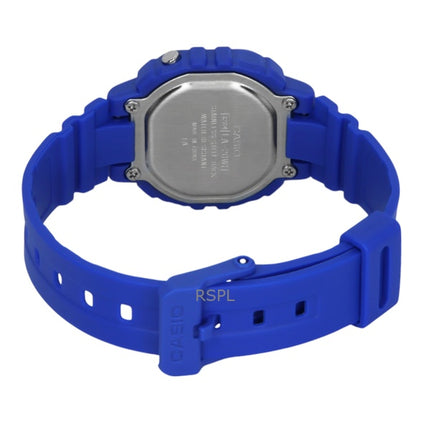 Montre Casio Youth Digital à quartz avec bracelet en résine LA-20WH-2A pour femme