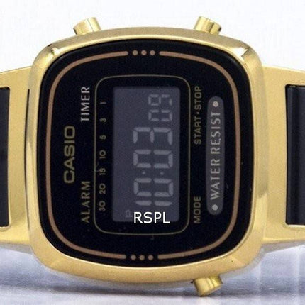 Montre Casio Vintage alarme numérique LA670WEGB-1 b féminin