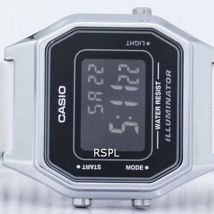 Montre Casio Vintage Illuminator alarme numérique LA680WA-1BDF féminin