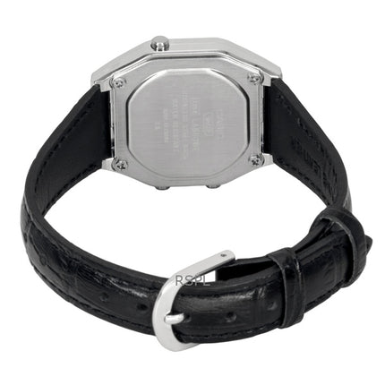 Montre Casio vintage numérique à quartz LA680WEL-1 unisexe avec bracelet en cuir et mouvement numérique à bracelet en cuir