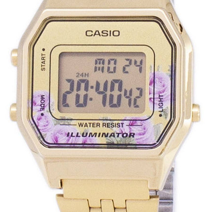 Montre Casio Vintage illuminateur Quartz Digital LA680WA - 4C féminin