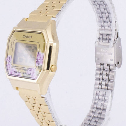 Montre Casio Vintage illuminateur Quartz Digital LA680WA - 4C féminin
