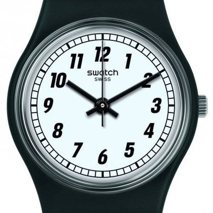 Swatch Originals quelque chose noir montre Quartz analogique LB184 féminin