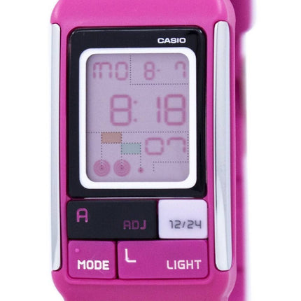 Montre Casio Poptone heure double alarme numérique LDF-52-4 a LDF52-4 a féminin