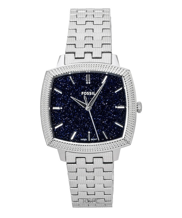 Montre unisexe Fossil Nick Jonas x Machine Luxe Aventurine Édition Limitée Cadran Bleu Quartz LE1216