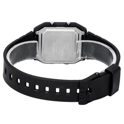 Montre unisexe Casio POP Retro Vintage Digital Black Resin Strap Quartz LF-20W-1A
