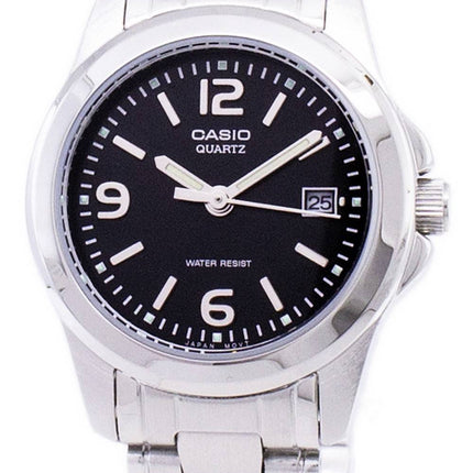 Montre Casio analogique Quartz cadran noir LTP-1215A-1ADF LTP-1215A-1 a féminin