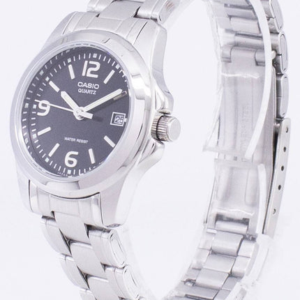 Montre Casio analogique Quartz cadran noir LTP-1215A-1ADF LTP-1215A-1 a féminin