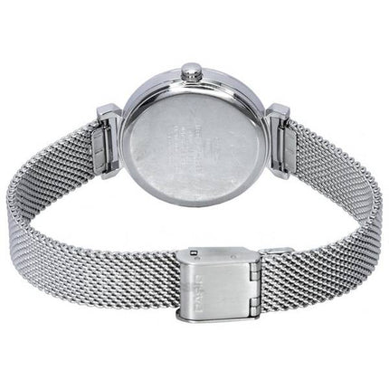 Montre Femme Casio Analogique Acier Inoxydable Cadran Blanc Quartz LTP-2023VM-7C LTP2023VM-7C