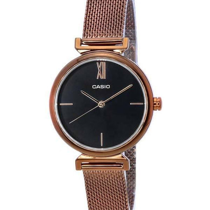 Montre pour femme Casio Analog Rose Gold Tone Quartz LTP-2023VMR-1C LTP2023VMR-1C avec coffret cadeau