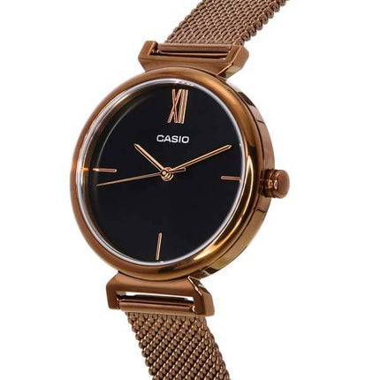 Montre pour femme Casio Analog Rose Gold Tone Quartz LTP-2023VMR-1C LTP2023VMR-1C avec coffret cadeau