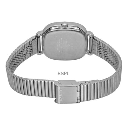 Montre analogique Casio Standard pour femme, acier inoxydable, cadran bleu, quartz, LTP-B166D-2AV