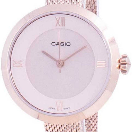 HORSMontre pour femme Casio Analog Pink Dial LTP-E154MPG-4A LTPE154MPG-4A