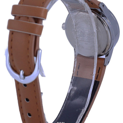 Montre Casio à cadran argenté en acier inoxydable à quartz analogique LTP-V002L-7B3 LTPV002L-7 pour femme