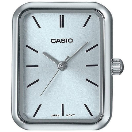 Montre Casio Standard analogique en acier inoxydable avec cadran bleu clair à quartz LTP-V009D-2E pour femme