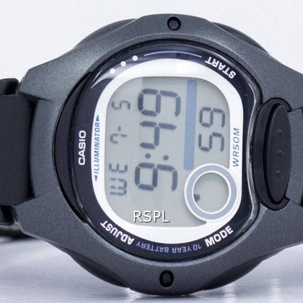 Montre Casio Illuminator heure double alarme numérique LW-200-1BV LW200-1BV féminin