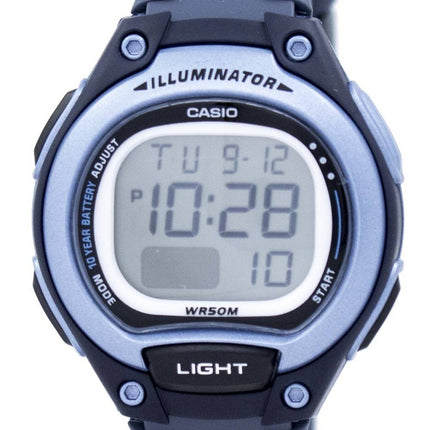 Montre Casio Illuminator heure double alarme numérique LW-203-2AV LW203-2AV féminin
