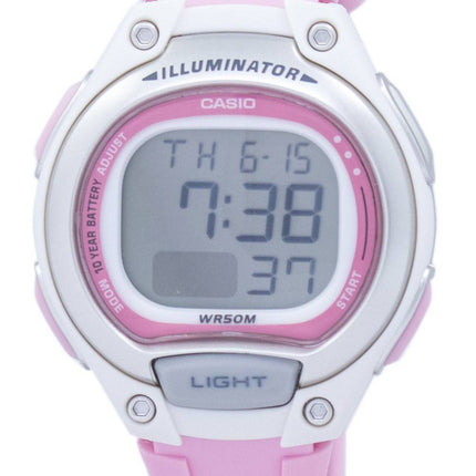 Montre Casio Illuminator heure double alarme numérique LW-203-4AV LW203-4AV féminin