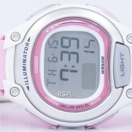 Montre Casio Illuminator heure double alarme numérique LW-203-4AV LW203-4AV féminin