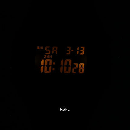 Montre Casio Youth Resin Digital LW-204-1B LW204-1 pour femme