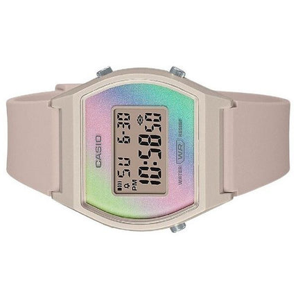 Montre pour femme Casio Digital Resin Strap, cadran multicolore, quartz LW-205H-4