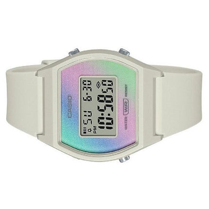 Montre pour femme Casio Digital Resin Strap, cadran multicolore, quartz LW-205H-8