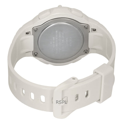 Montre Casio Standard Digital pour femme, bracelet en résine blanche, quartz LWS-1200H-7A3V, 100 m
