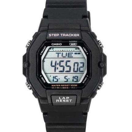 Casio Standard Digital Bracelet en résine noire Quartz LWS-2200H-1A 100M Montre unisexe