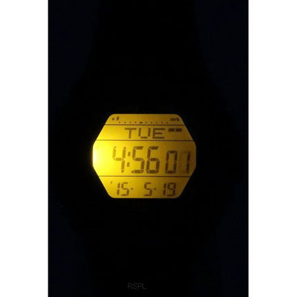 Casio Standard Digital Bracelet en résine noire Quartz LWS-2200H-1A 100M Montre unisexe