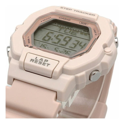 Casio Standard Digital Step Tracker Bracelet en résine Quartz LWS-2200H-4 Montre unisexe
