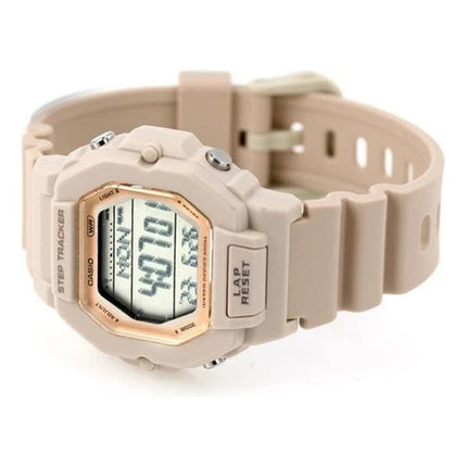 Casio Standard Digital Step Tracker Bracelet en résine Quartz LWS-2200H-4 Montre unisexe