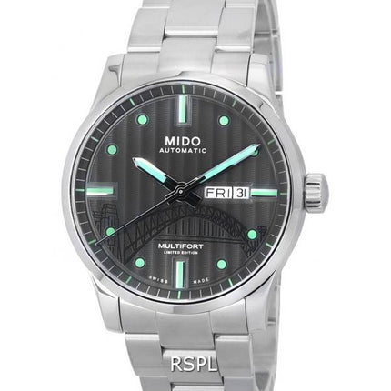 Mido Multifort IBA Édition Limitée Cadran Anthracite Automatique M005.430.11.061.81 M0054301106181 100M Montre Homme